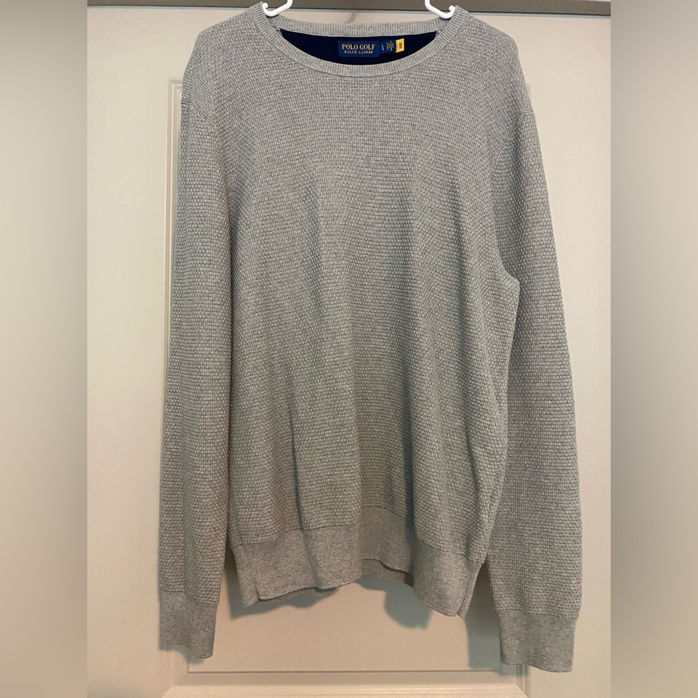 New Polo Ralph Lauren Sweater Heather Grey in Large